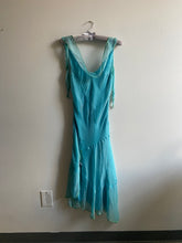 Load image into Gallery viewer, Christian Dior by John Galliano 2005 Blue Chiffon Dress
