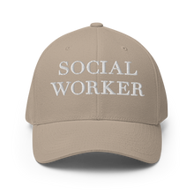 Load image into Gallery viewer, SOCIAL WORKER FITTED CAP
